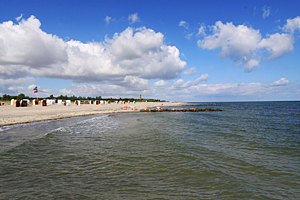 Strand in Behrensdorf an der Ostsee
